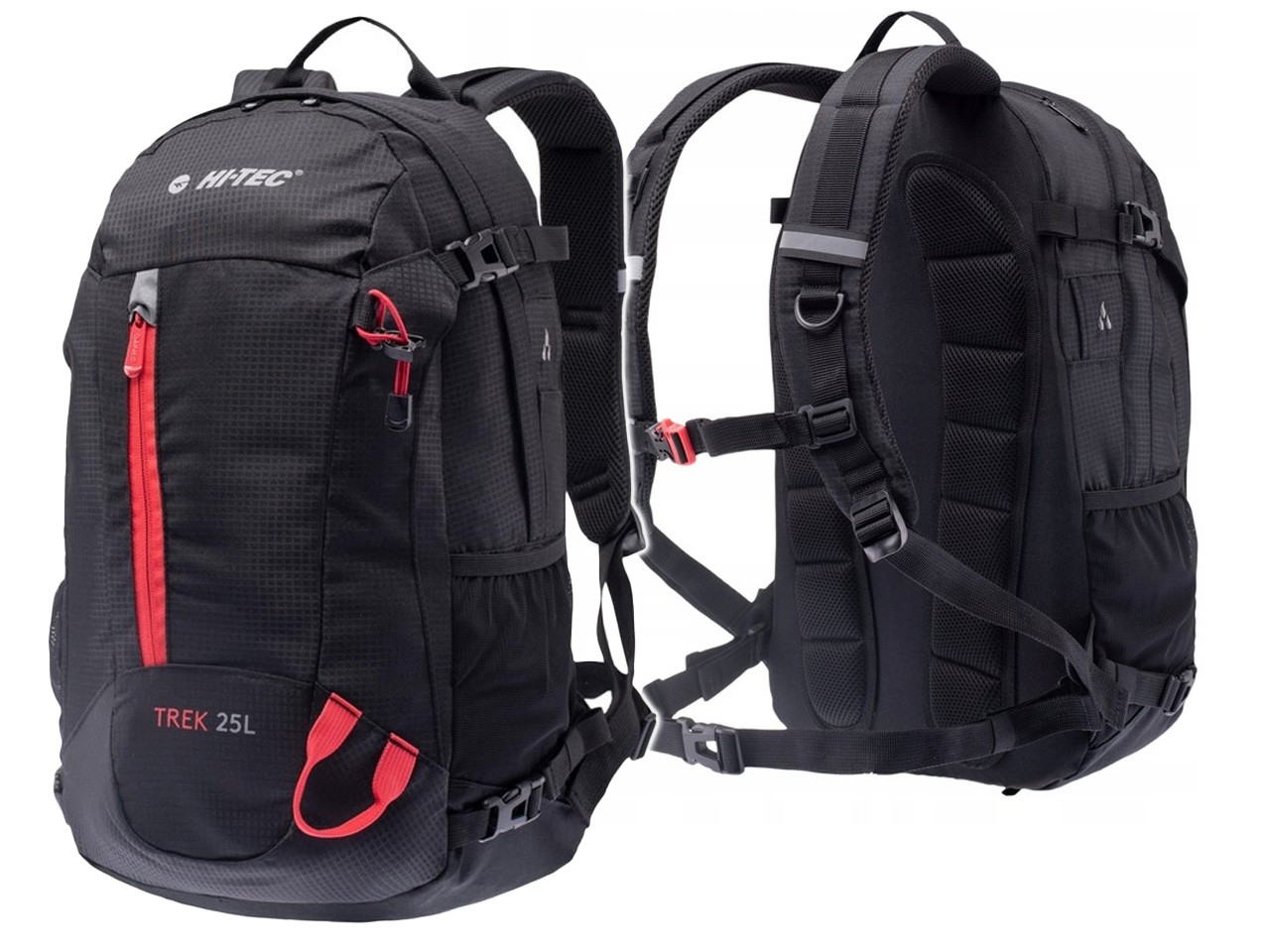 Hi-Tec trekový turistický batoh 25 l 20-40 l čierny